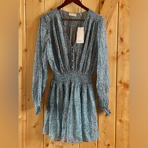 7 For All Mankind long sleeved mini dress